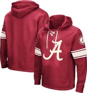 COLOSSEUM Men's Colosseum Crimson Alabama Crimson Tide Big & Tall Hockey Lace-Up Pullover Hoodie