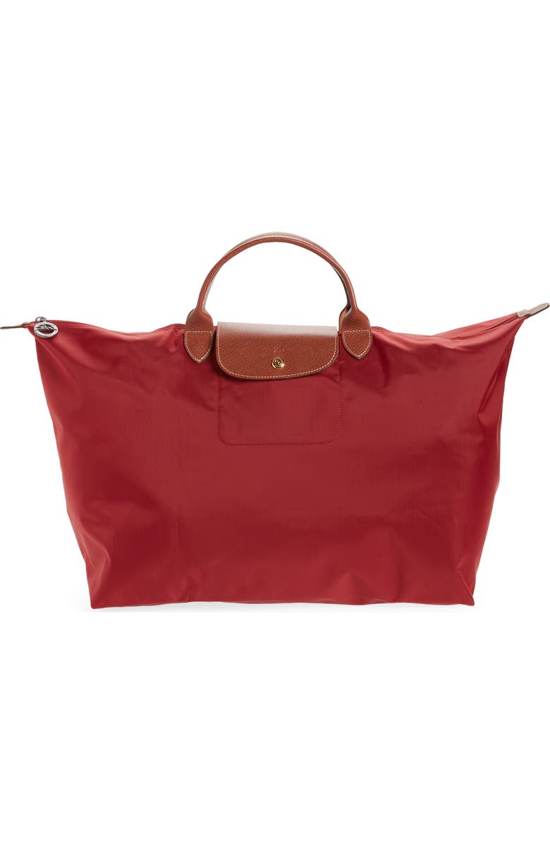 Longchamp Large Le Pliage Original Travel Bag, Main, color, Red