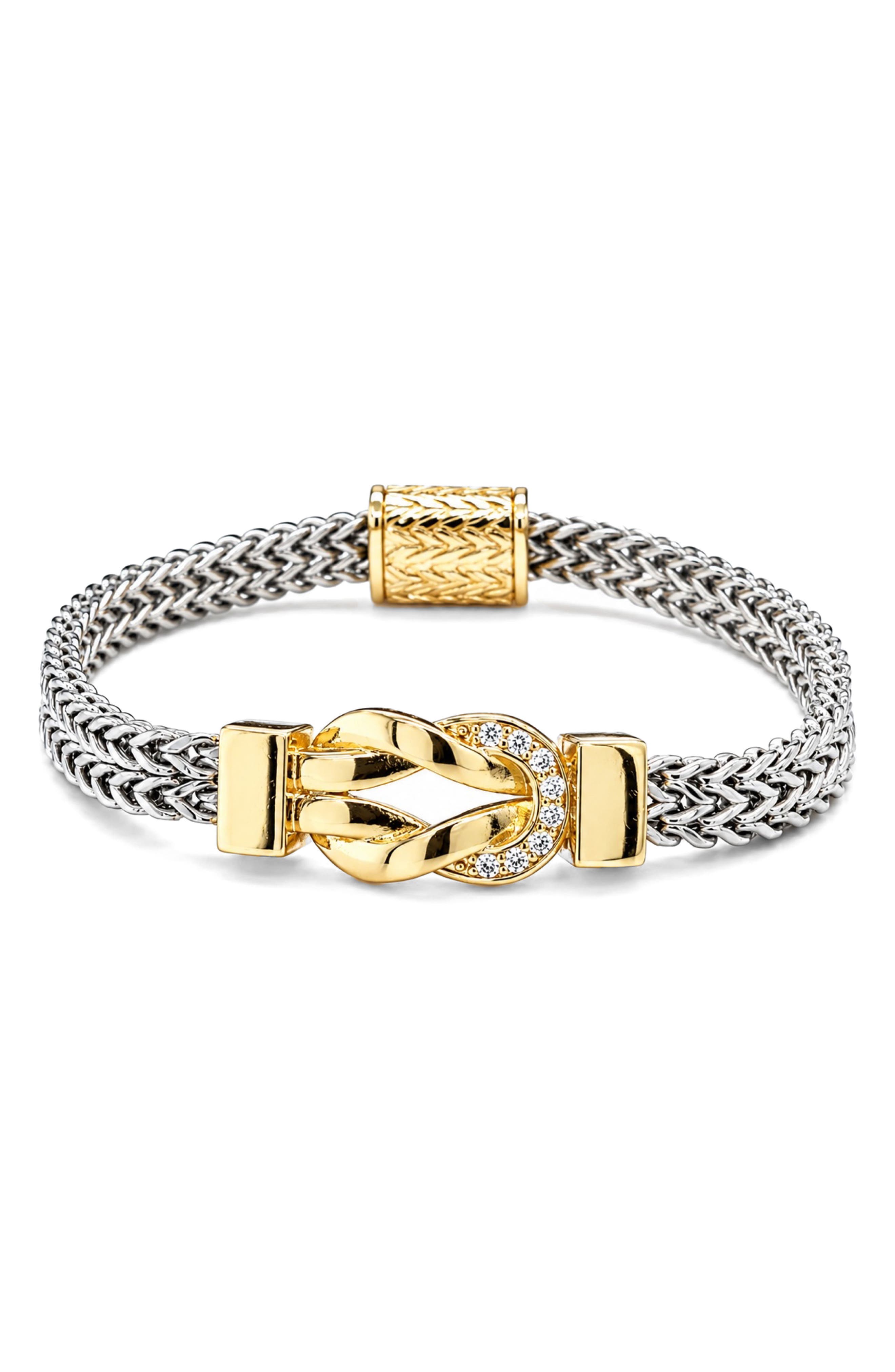Knot Cubic Zirconia Bangle