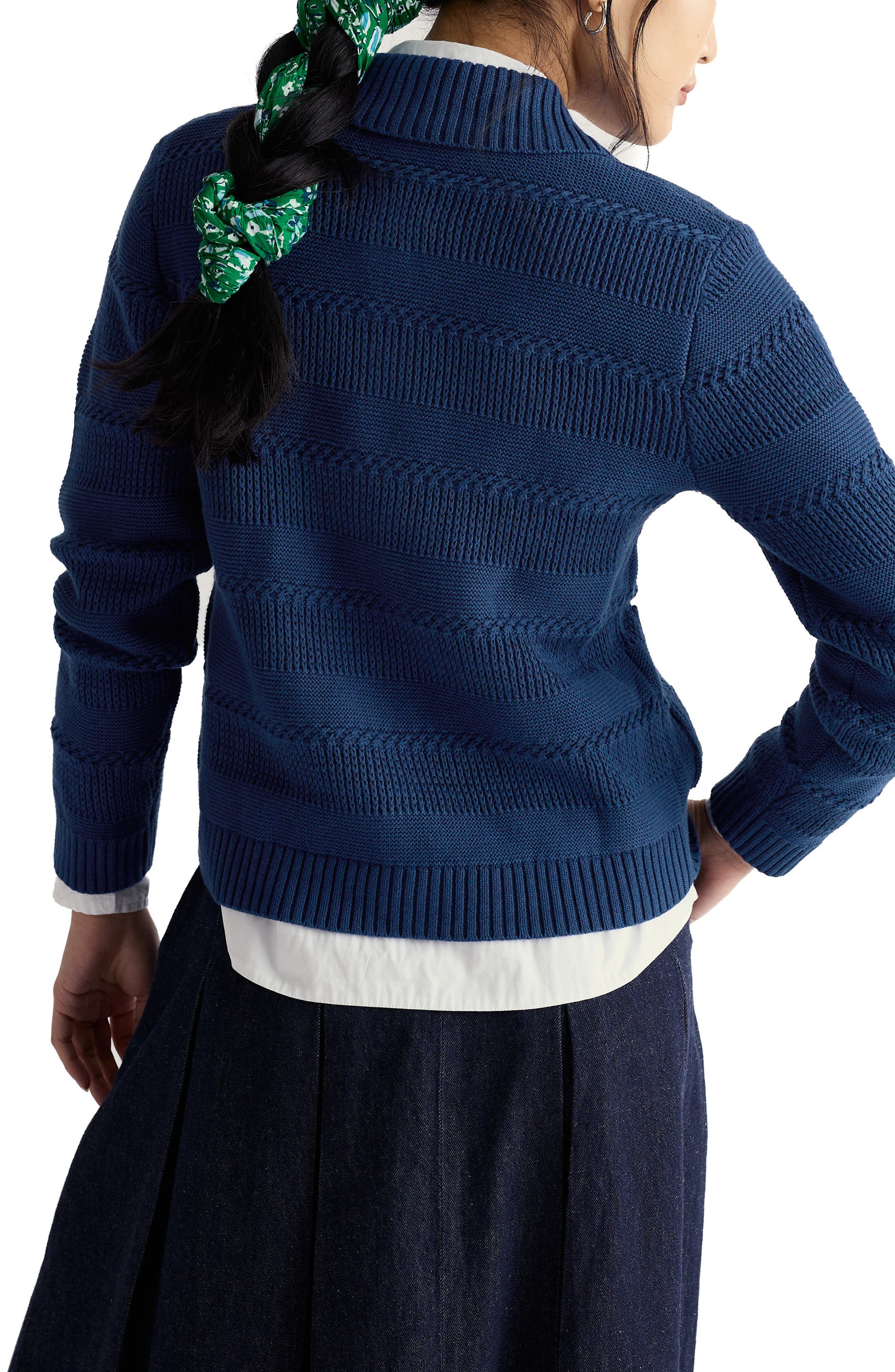 Nut Lane Collared Organic Cotton Cardigan - image 2