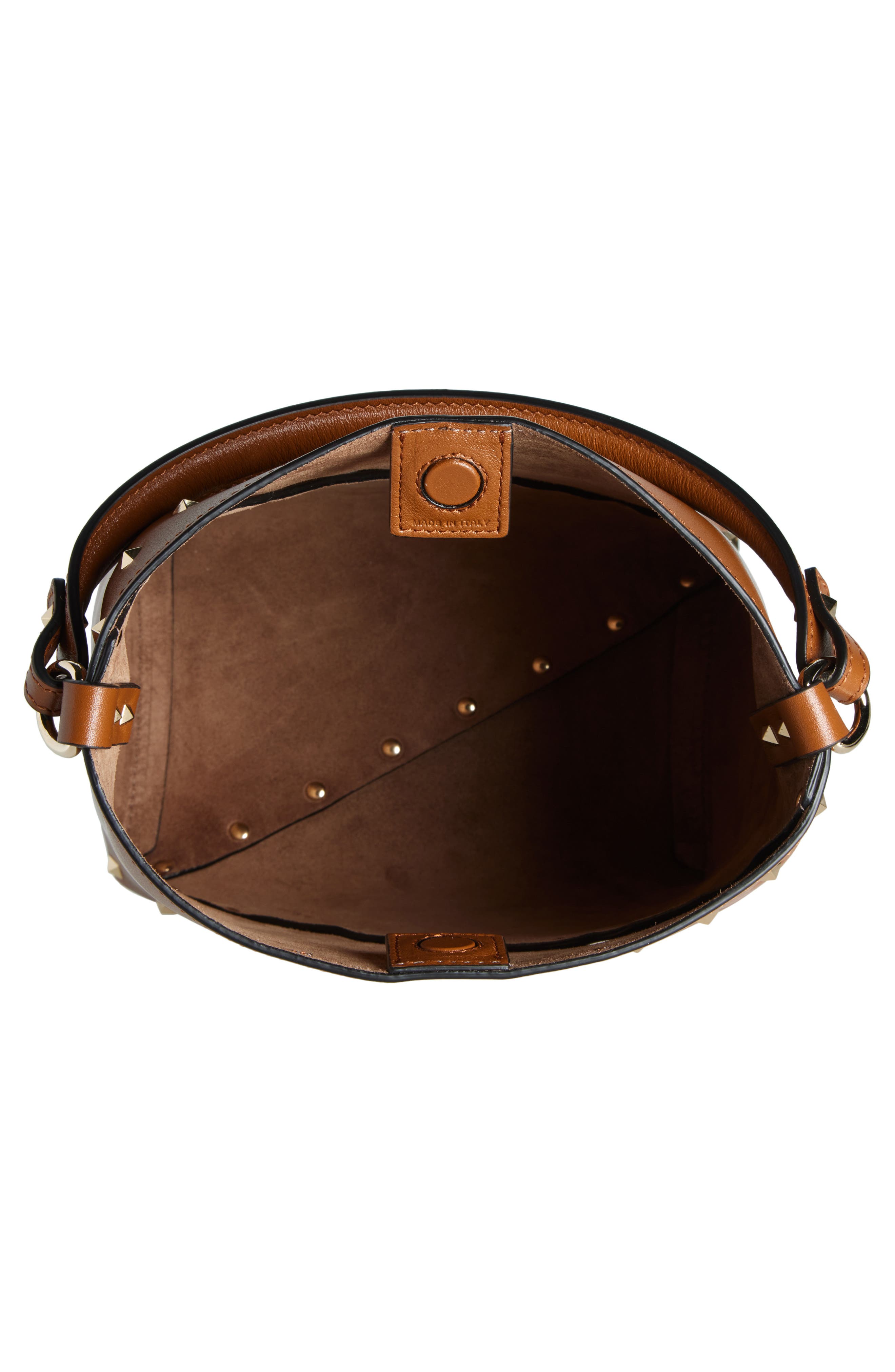 Valentino Garavani Rockstud Wispy Crossbody Bucket Bag, Alternate, color, 