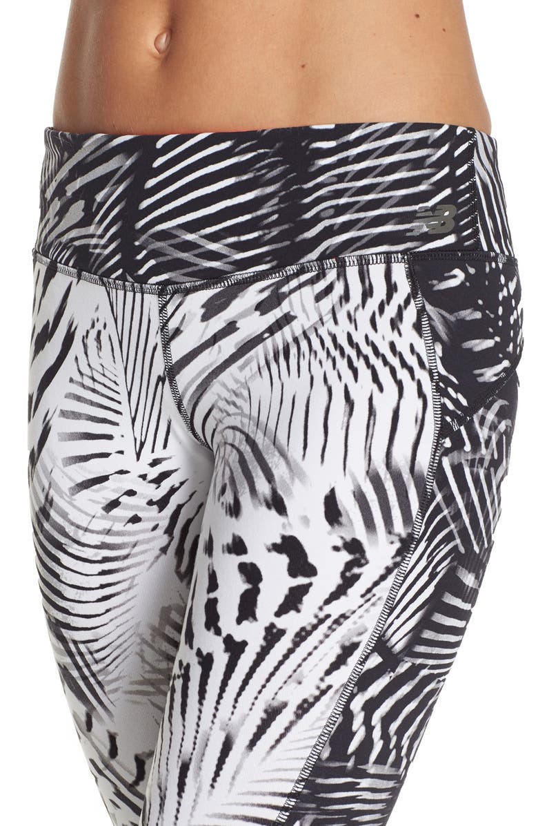 New Balance 'Premium Performance' Print Tights, Alternate, color, 