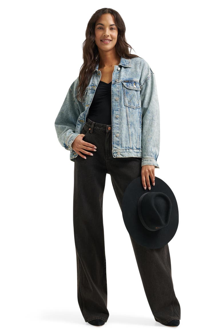 Joey High Waist Wide Leg Jeans, Alternate, color, MOOD