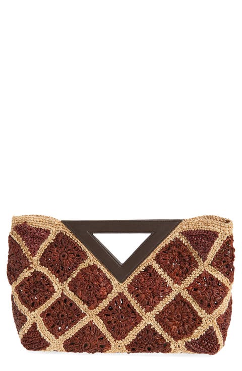 Vesper Raffia Handbag