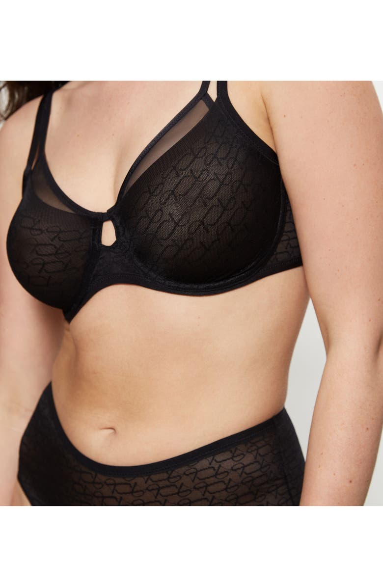 TRIUMPH Signature Sheer Minimizer Bra, Alternate, color, Black