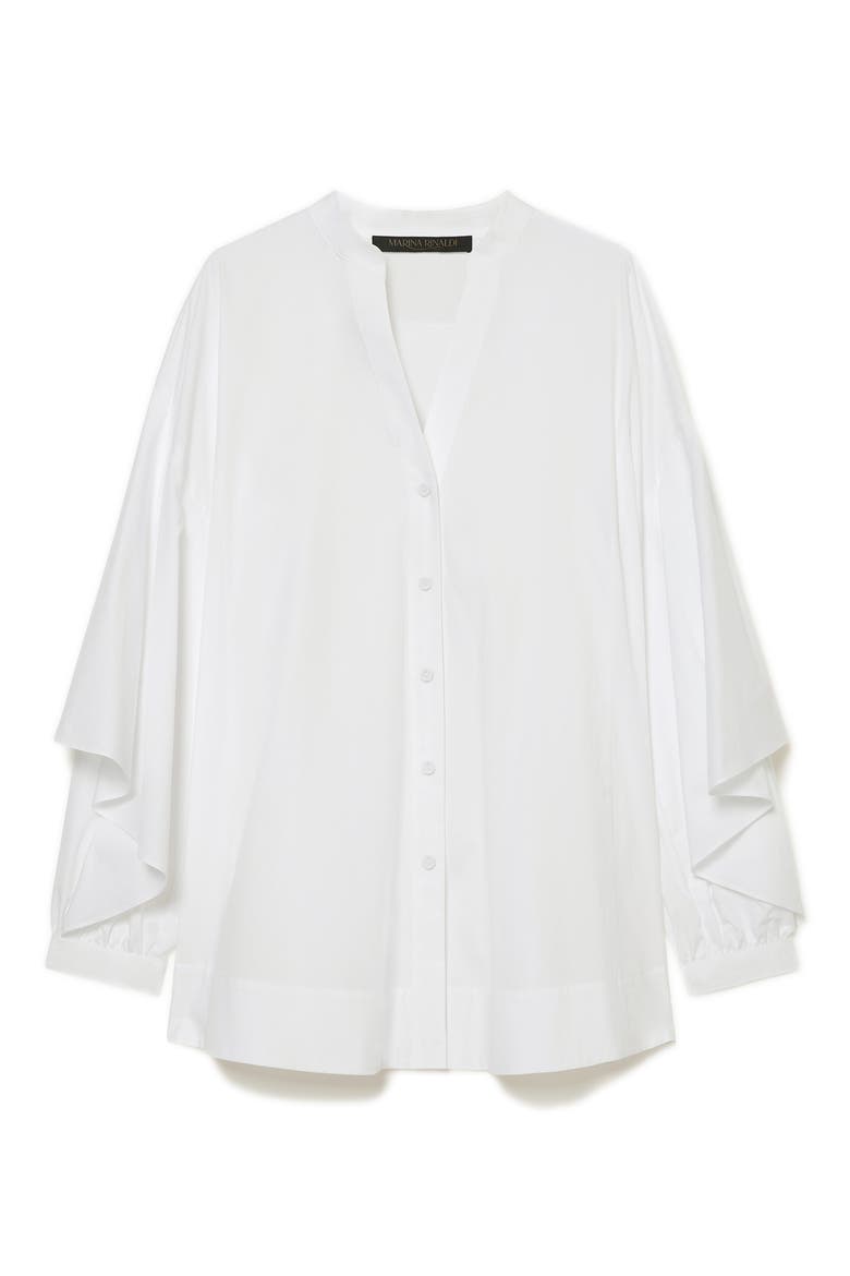 Nagoraio Cotton Poplin Tunic, Alternate, color, OPTICAL WHITE