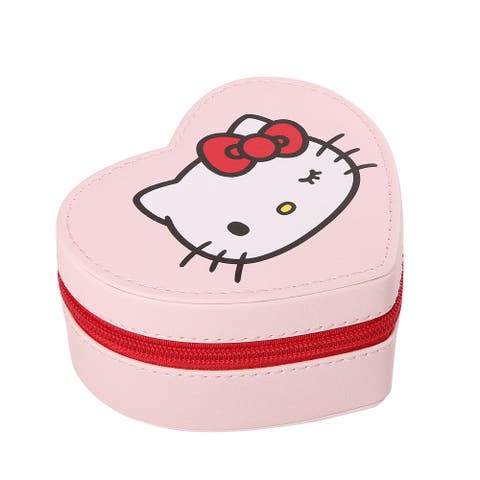 Heart Shaped Jewelry Travel Case