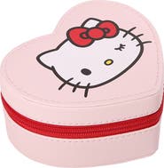 Hello Kitty Heart Shaped Jewelry Travel Case