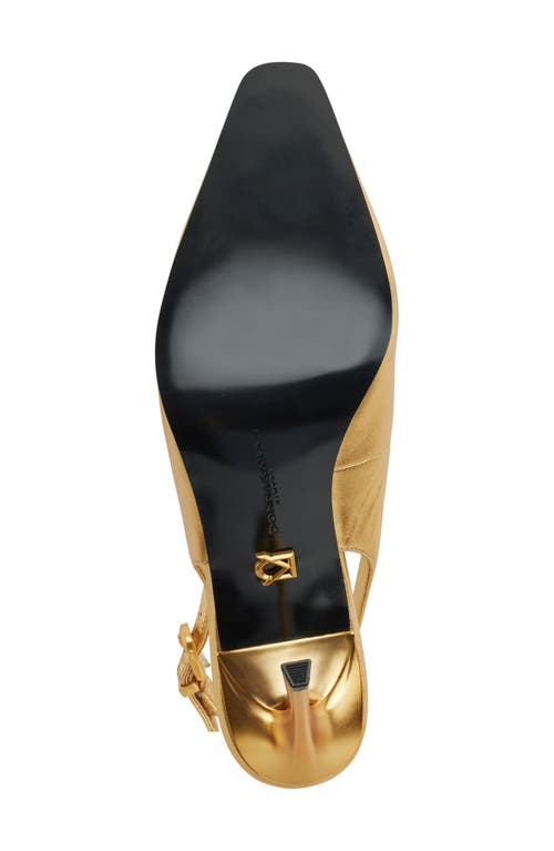 Donna Karan Sadrina Ii Slingback Pump In Gold
