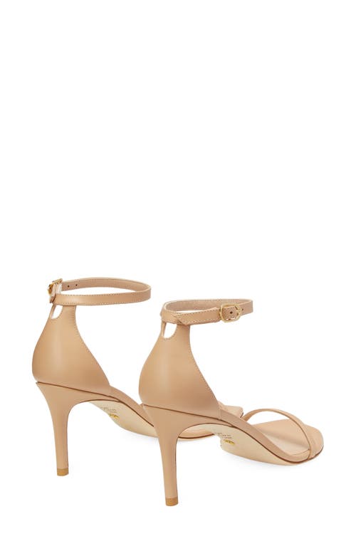 Stuart Weitzman Nudistcurve 75 Sandal In Adobe