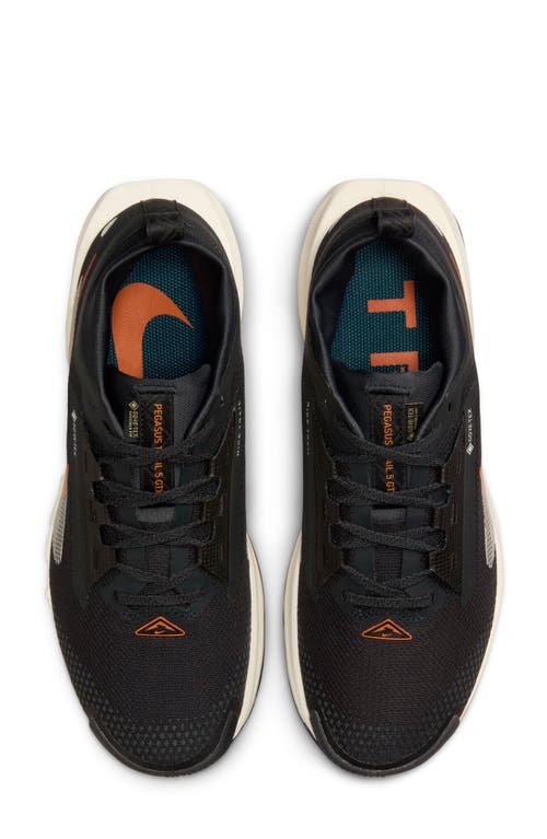 Nike Pegasus Trail 5 Gore-tex Sneakers In Off Noir/ivory/black