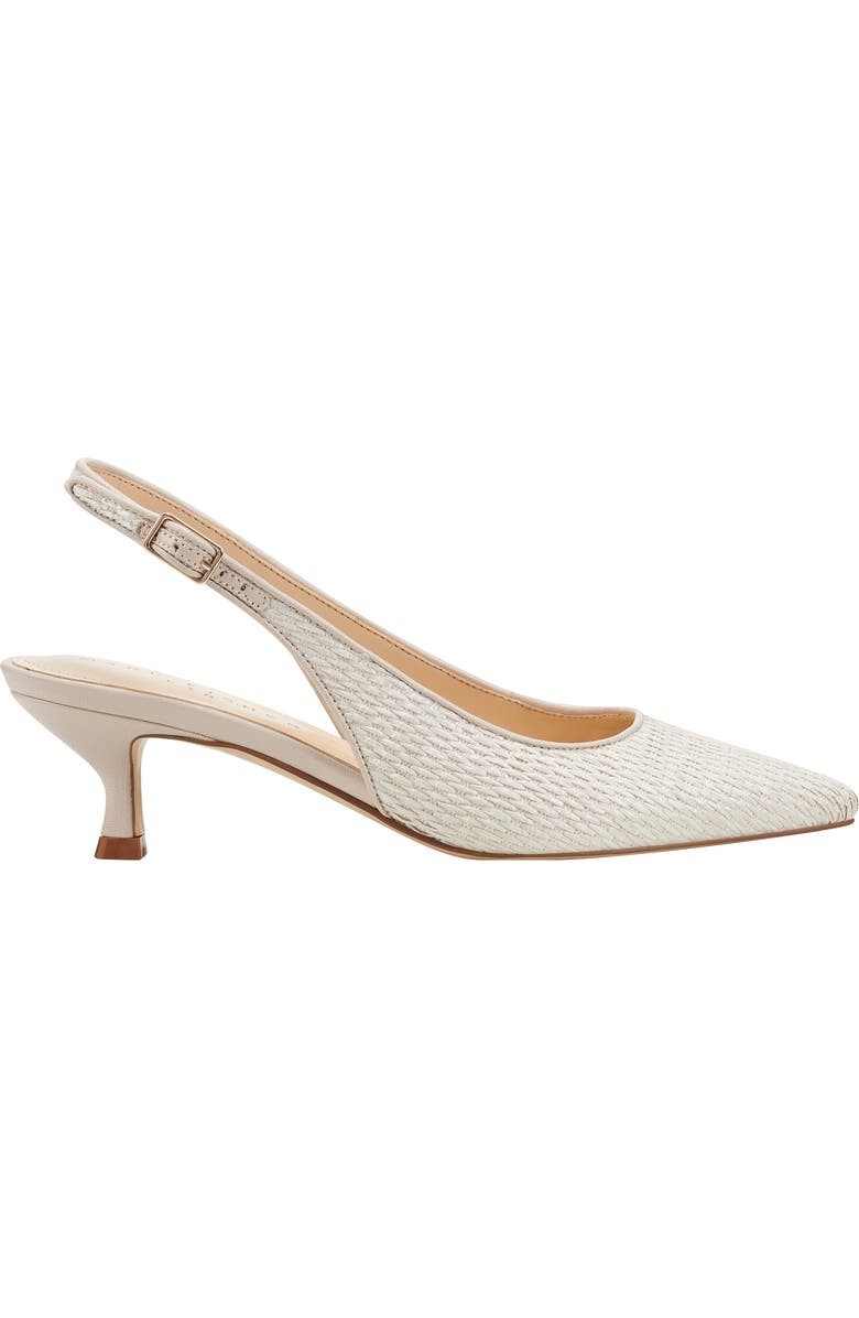 Marc Fisher LTD Larysa Kitten Heel Slingback Pump, Alternate, color,