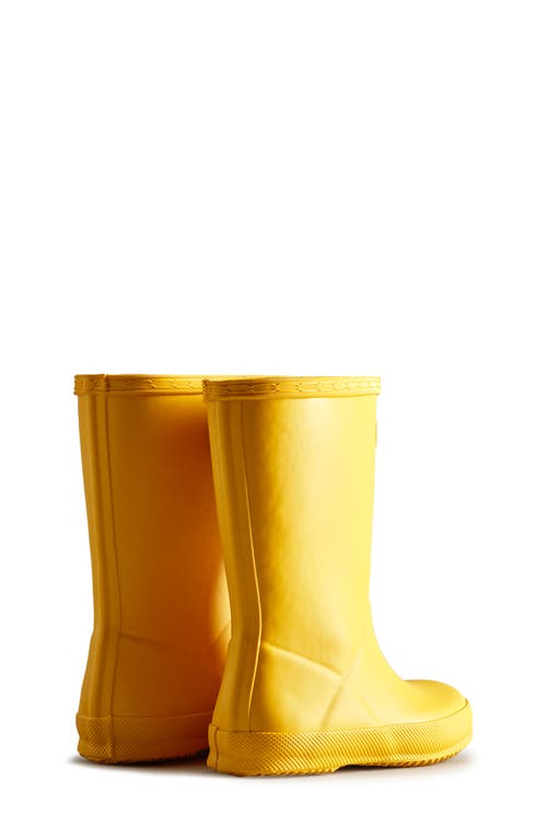 Hunter Yellow Waterproof Boots