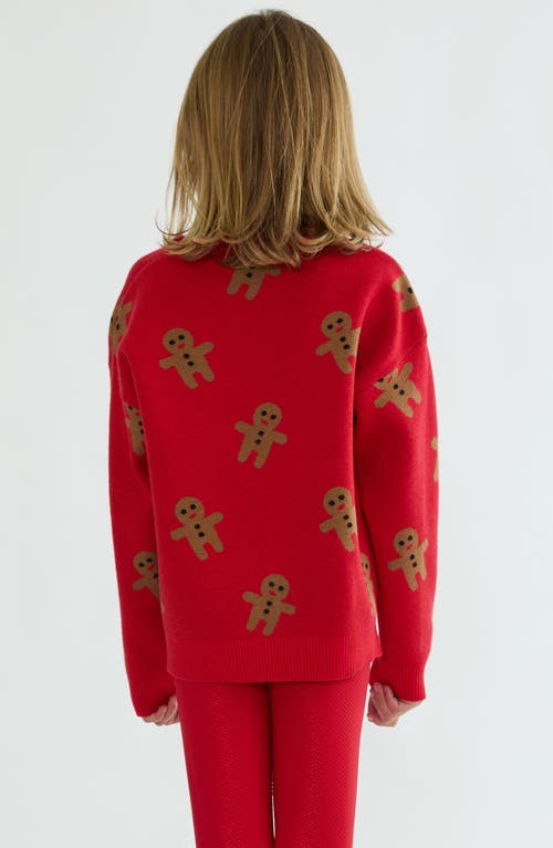 Beach Riot Kids' Little Callie Sweater In Red