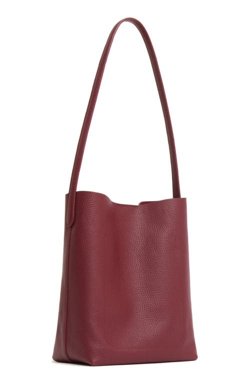 Mansur Gavriel Small Everyday Cabas Leather Tote In Burgundy