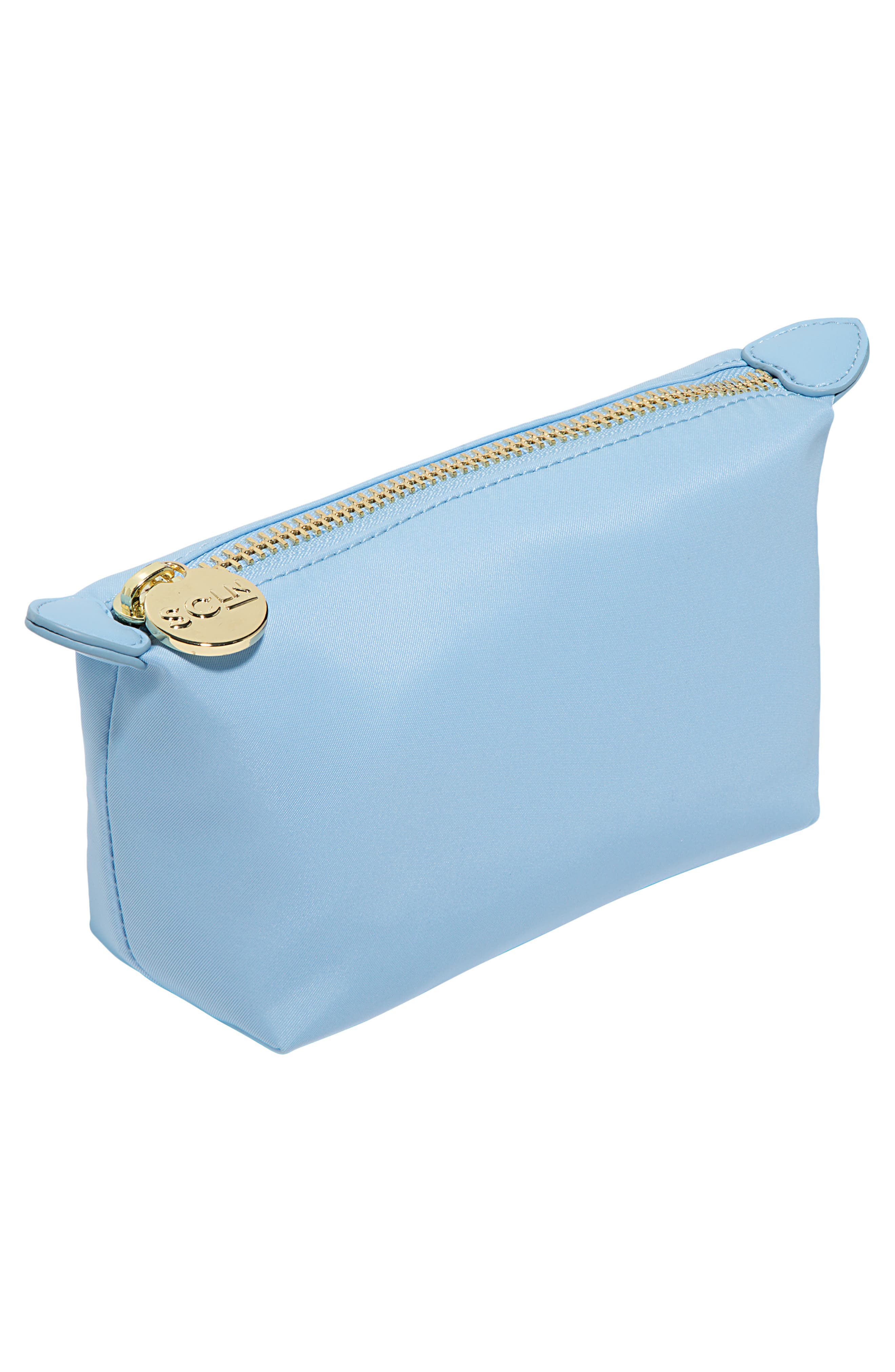 Stoney Clover Lane Nylon Pouch, Alternate, color, Periwinkle