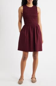 Madewell The Melody Smocked Minidress