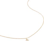 Monica Vinader Small Initial Pendant Necklace