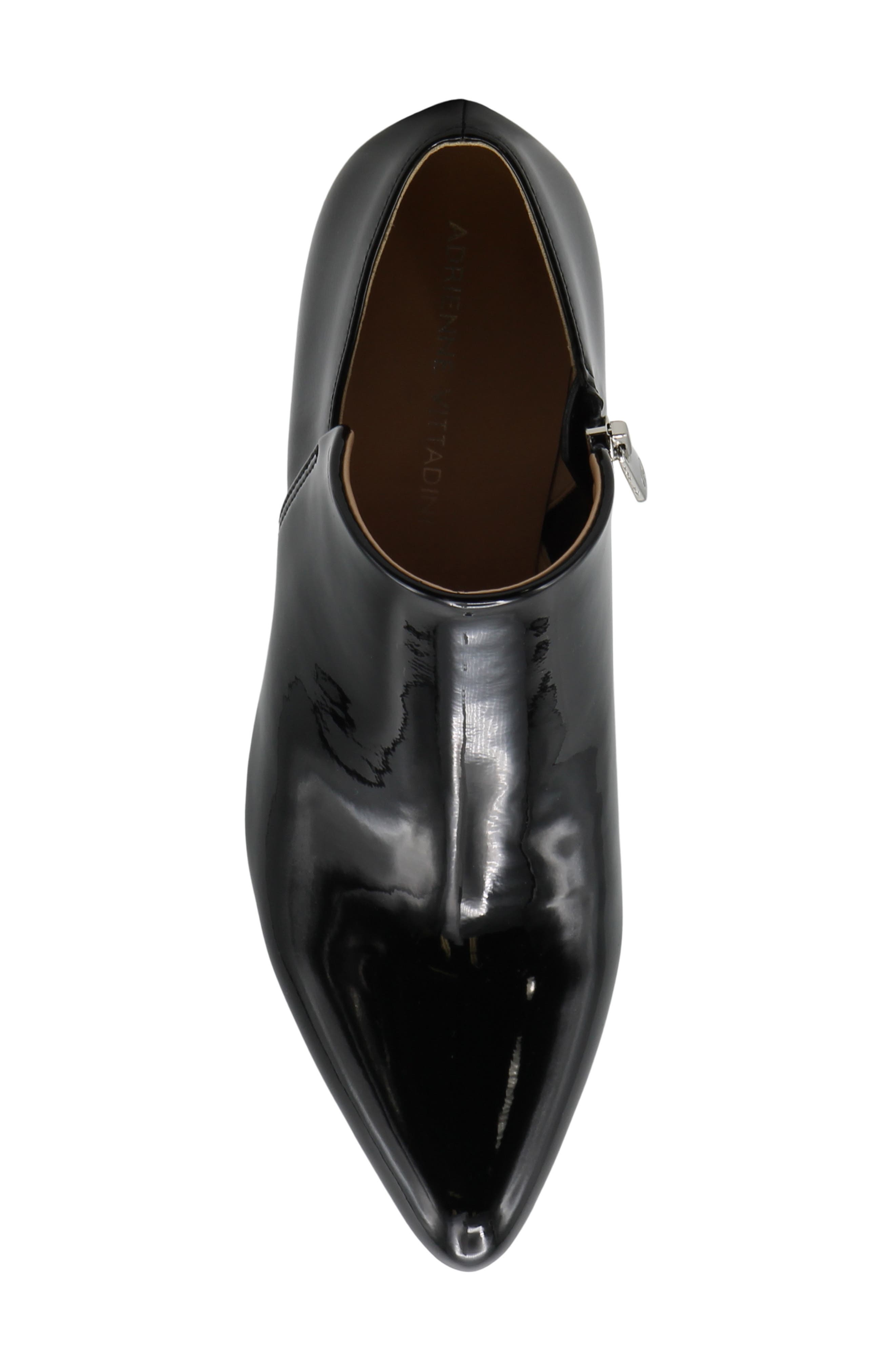 Adrienne Vittadini Slye Bootie, Alternate, color, Black Patent