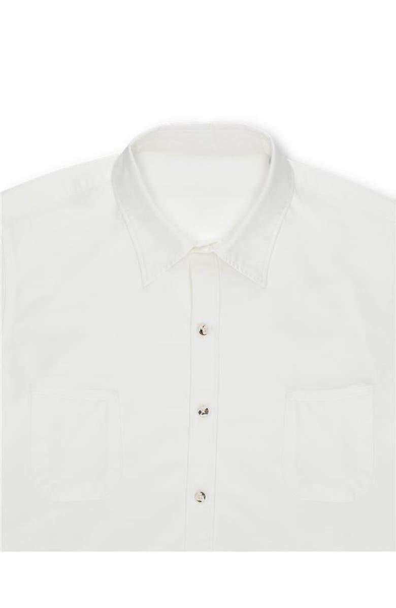 Fortela Liam Cotton Chest Pocket Shirt, Alternate, color, Off White