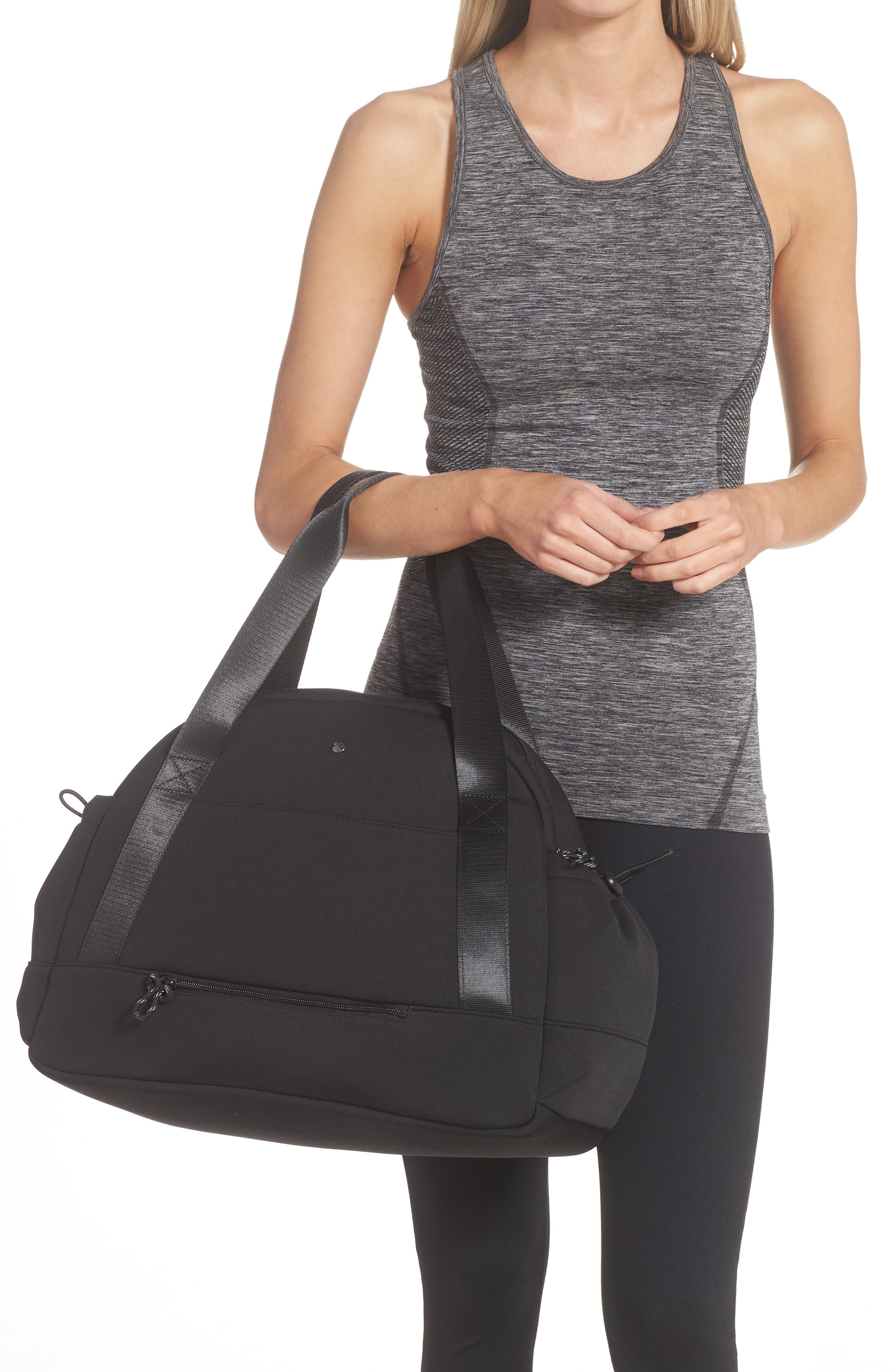 Zella Neoprene Travel Tote, Alternate, color, 