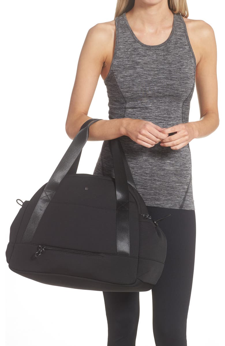 Zella Neoprene Travel Tote, Alternate, color,
