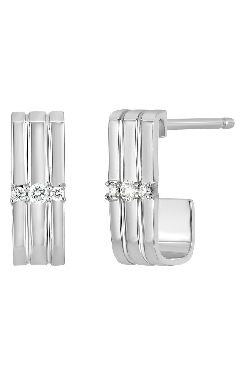 Bony Levy Rita Diamond Square Hoop Earrings, Main, color,