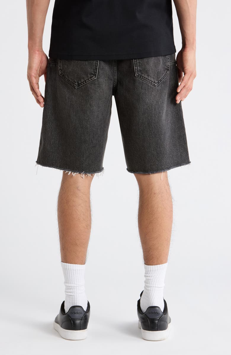 PURPLE BRAND Kamari Denim Cutoff Shorts, Alternate, color, Black