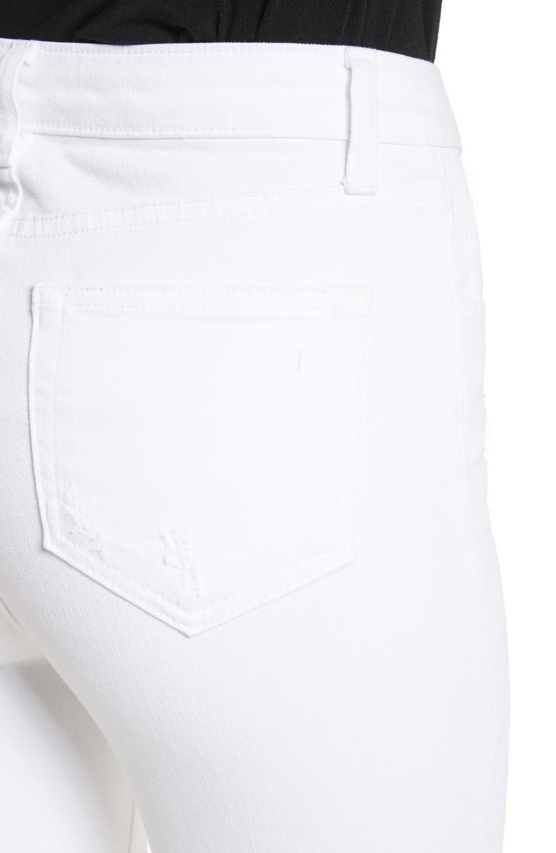 L'AGENCE Highline Ripped Skinny Jeans, Alternate, color, 