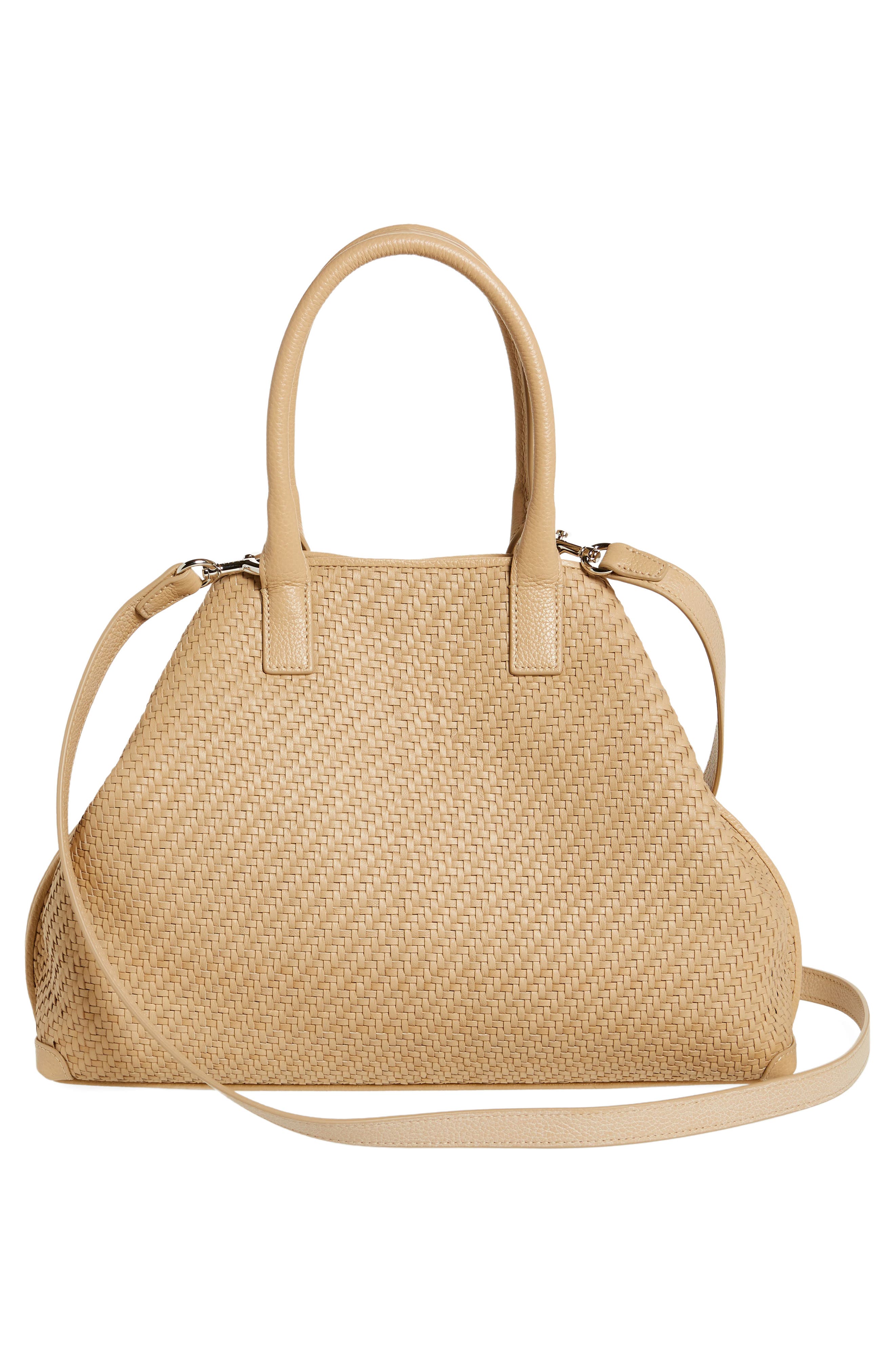 Akris Small AI Woven Leather Tote, Alternate, color, 234 Cordage