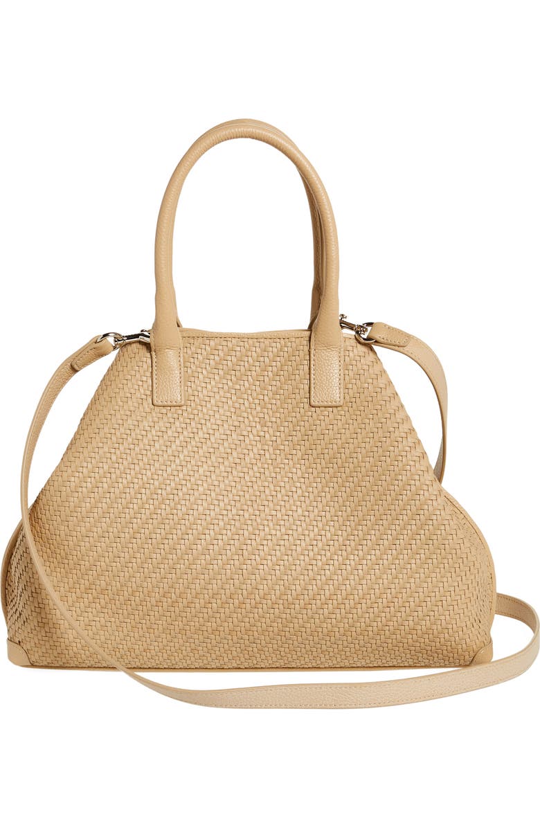 Akris Small AI Woven Leather Tote, Alternate, color, 234 Cordage