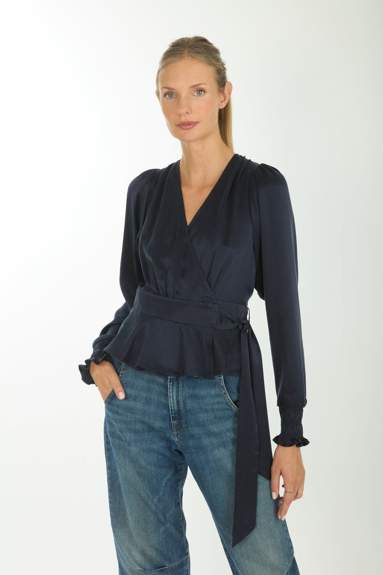 Hailey Top, Alternate, color, Midnight Navy