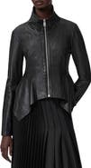 AllSaints Grace Leather Biker Jacket