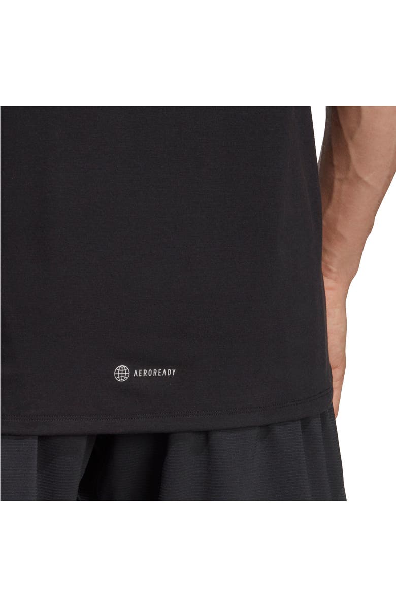 adidas Logo Cotton Blend Tank Top, Alternate, color,