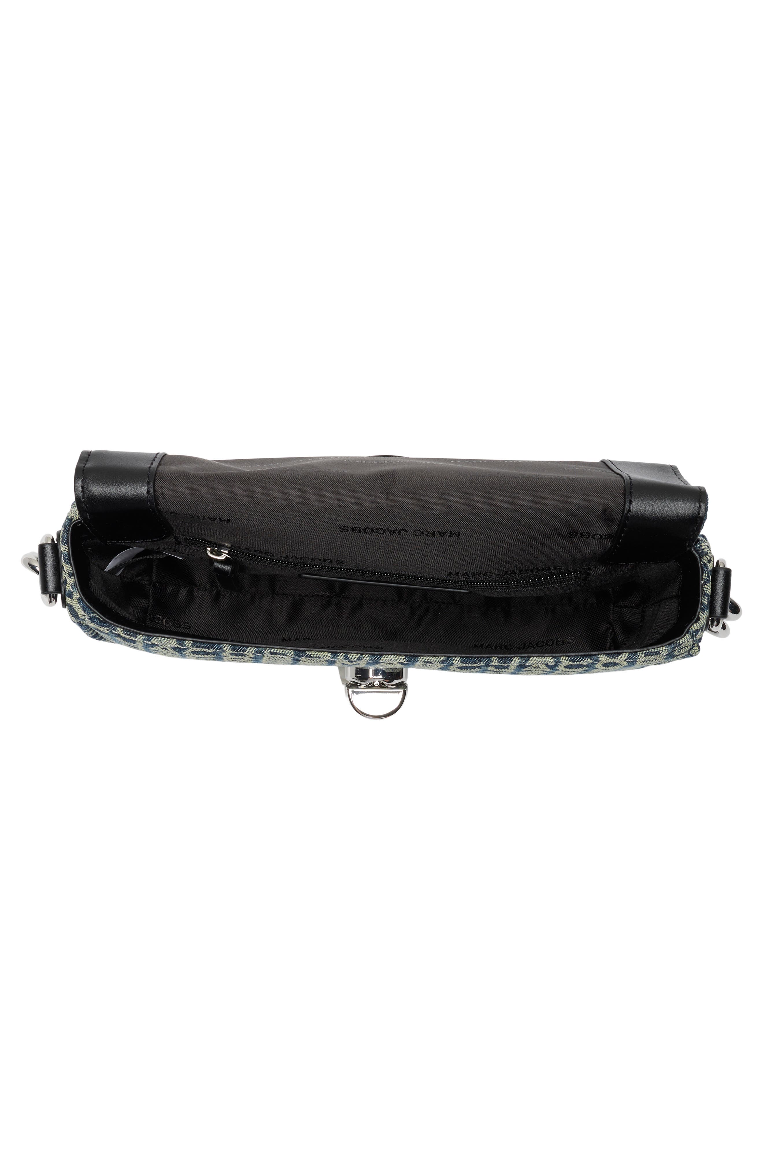 Monogram Pattern Shoulder Bag, Alternate, color, INDIGO