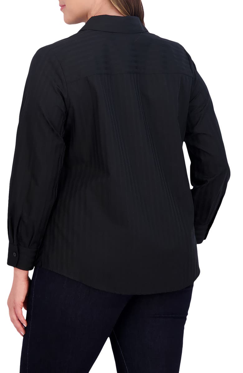 Foxcroft Mary Cotton Blend Button-Up Shirt, Alternate, color,