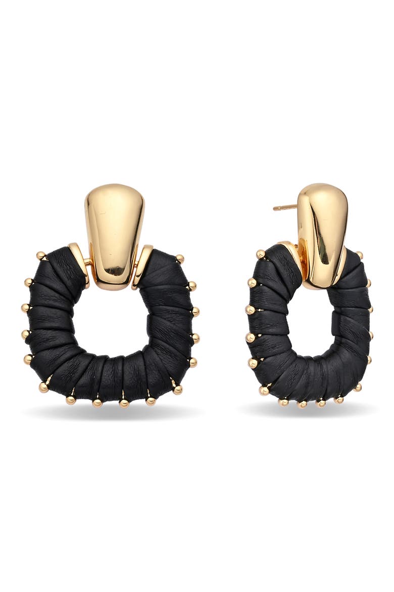 Jana Statement Knocker Earrings, Main, color, GOLD