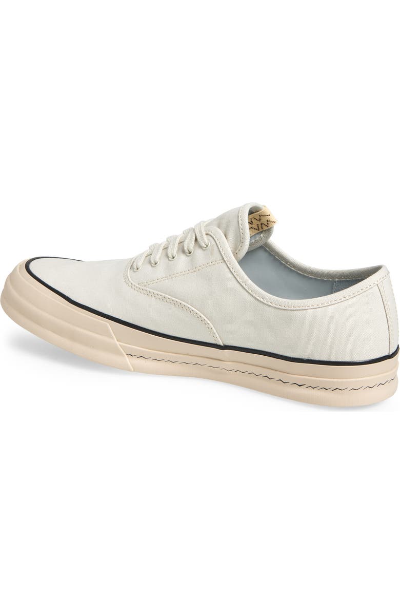VISVIM Logan Lo Sipe Deck Shoe, Alternate, color, Ivory