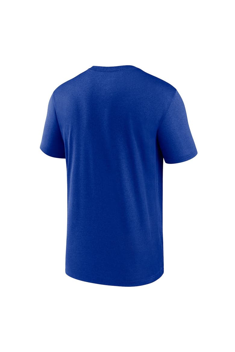 Men's Nike Royal Buffalo Bills Horizontal Lockup Legend Performance T-Shirt, Alternate, color, Royal