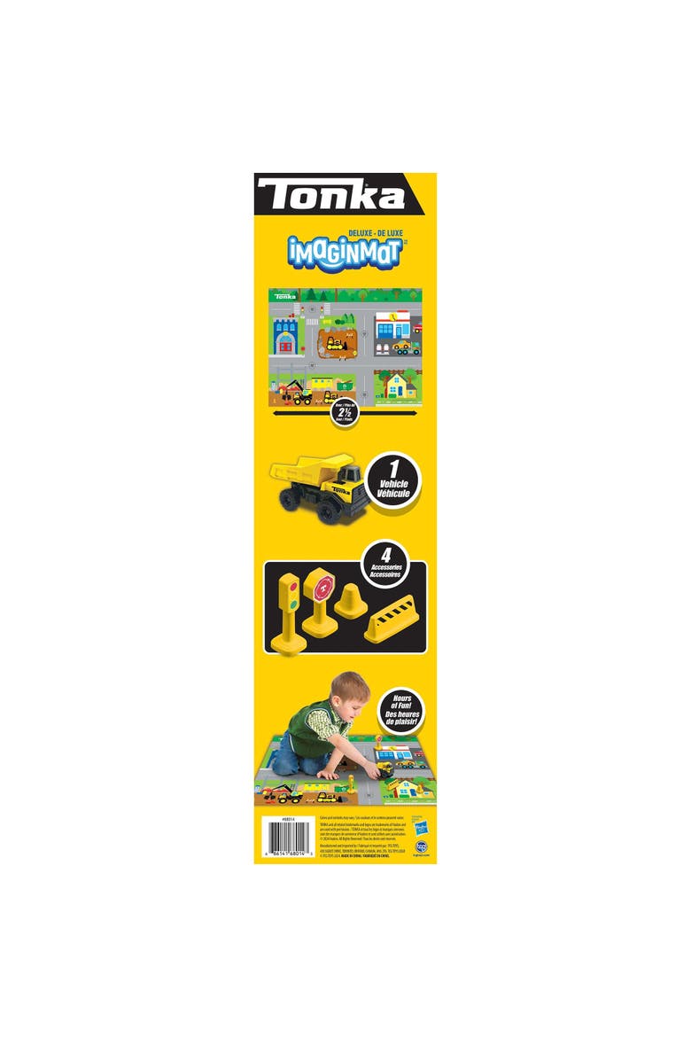 Deluxe Tonka Floor Playmat & Toy Car, Alternate, color, Multicolored