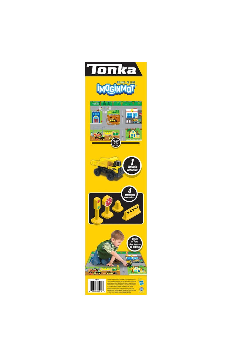 Imaginmat Deluxe Tonka Floor Playmat & Toy Car, Alternate, color, Multicolored
