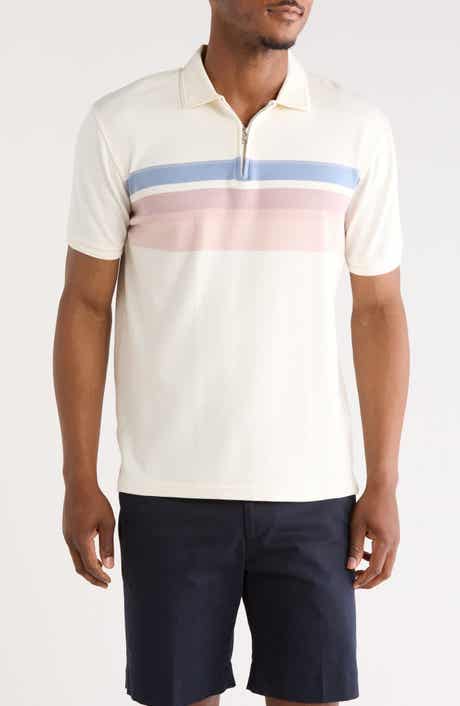 DENIM AND FLOWER Quarter Zip Polo