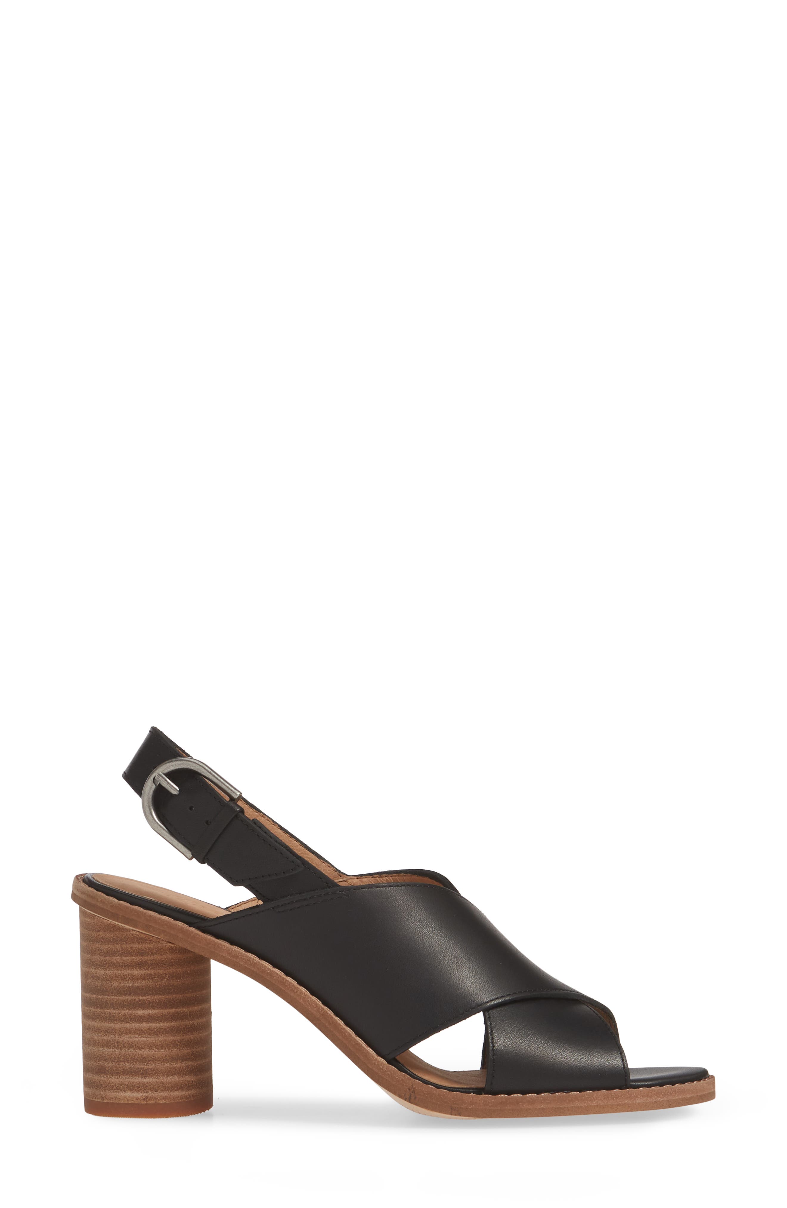 Madewell The Ruthie Crisscross Sandal, Alternate, color, 