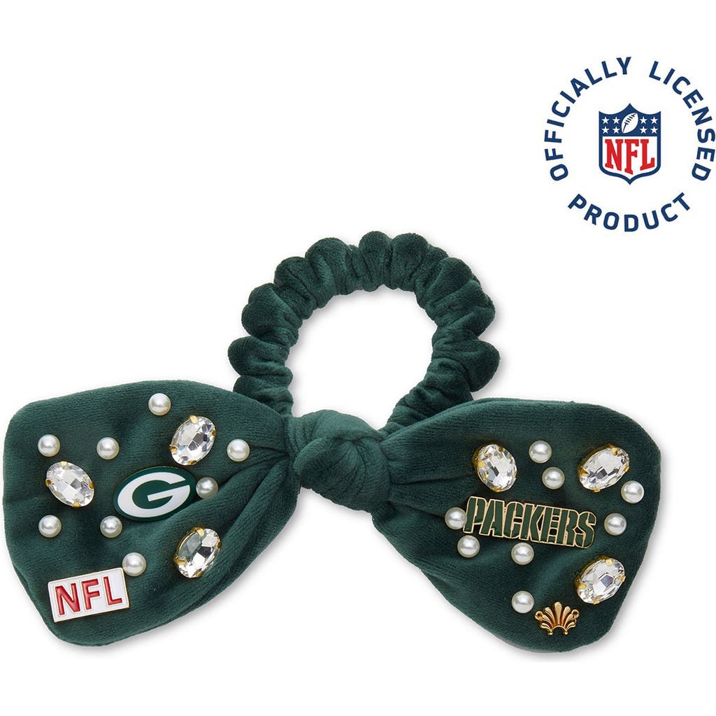 Lele Sadoughi Greenbay Bow Scrunchie In Green