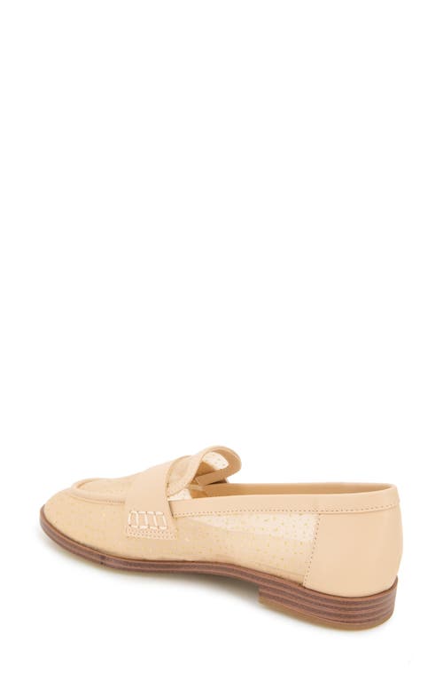 Reaction Kenneth Cole Great Penny Loafer In Almond Sparkle