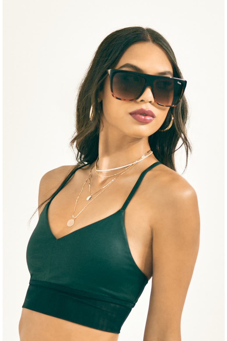 Australia On the Low 60mm Square Sunglasses, Alternate, color, TORT/ BROWN