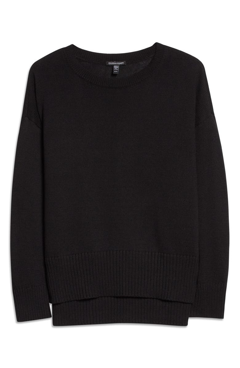 Eileen Fisher Linen & Cotton Tunic Sweater, Alternate, color, 