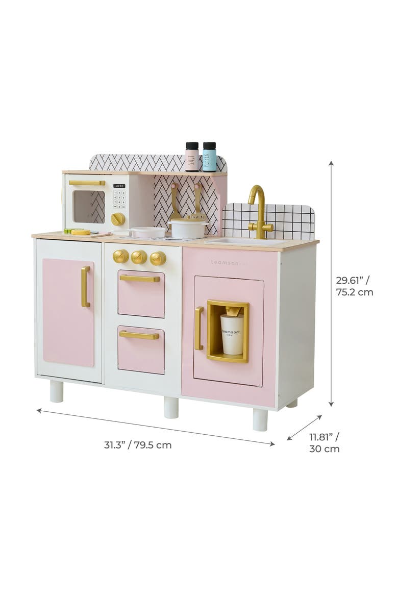 Little Chef Hampton Play Kitchen & Accessories, Alternate, color, PINK