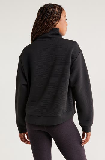 Zella Textured Half Zip Pullover | Nordstrom