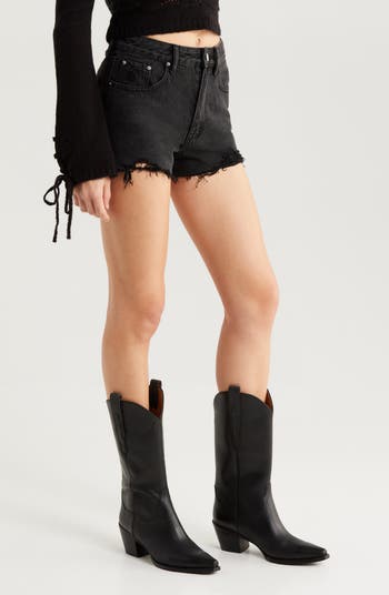 Festival Moonlight Ripped Denim Shorts